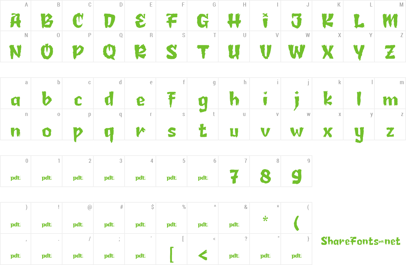 Font Jifer Bogy preview